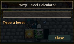 Party level calculator
